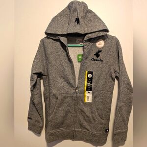 Gray Kids Hoodie Jacket Size Size LG 10 - 12 Brand New with tag